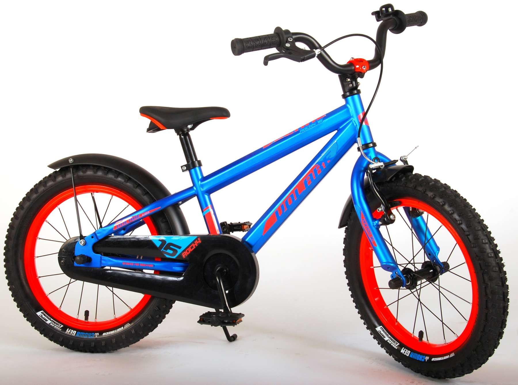ROCKY KINDERFIETS 16 INCH, BLAUW - Wheelz4Kids™