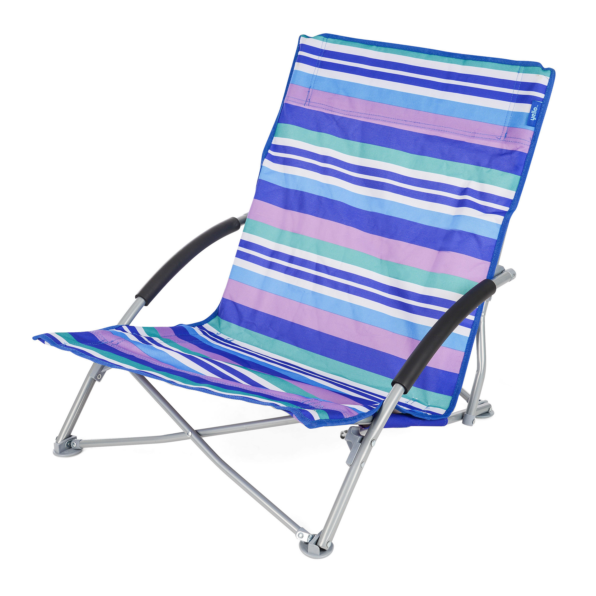 foldable low beach chair