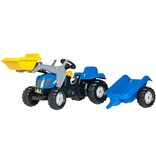ROLLY TOYS ROLLY TOYS NEW HOLLAND TRACTOR, BLAUW