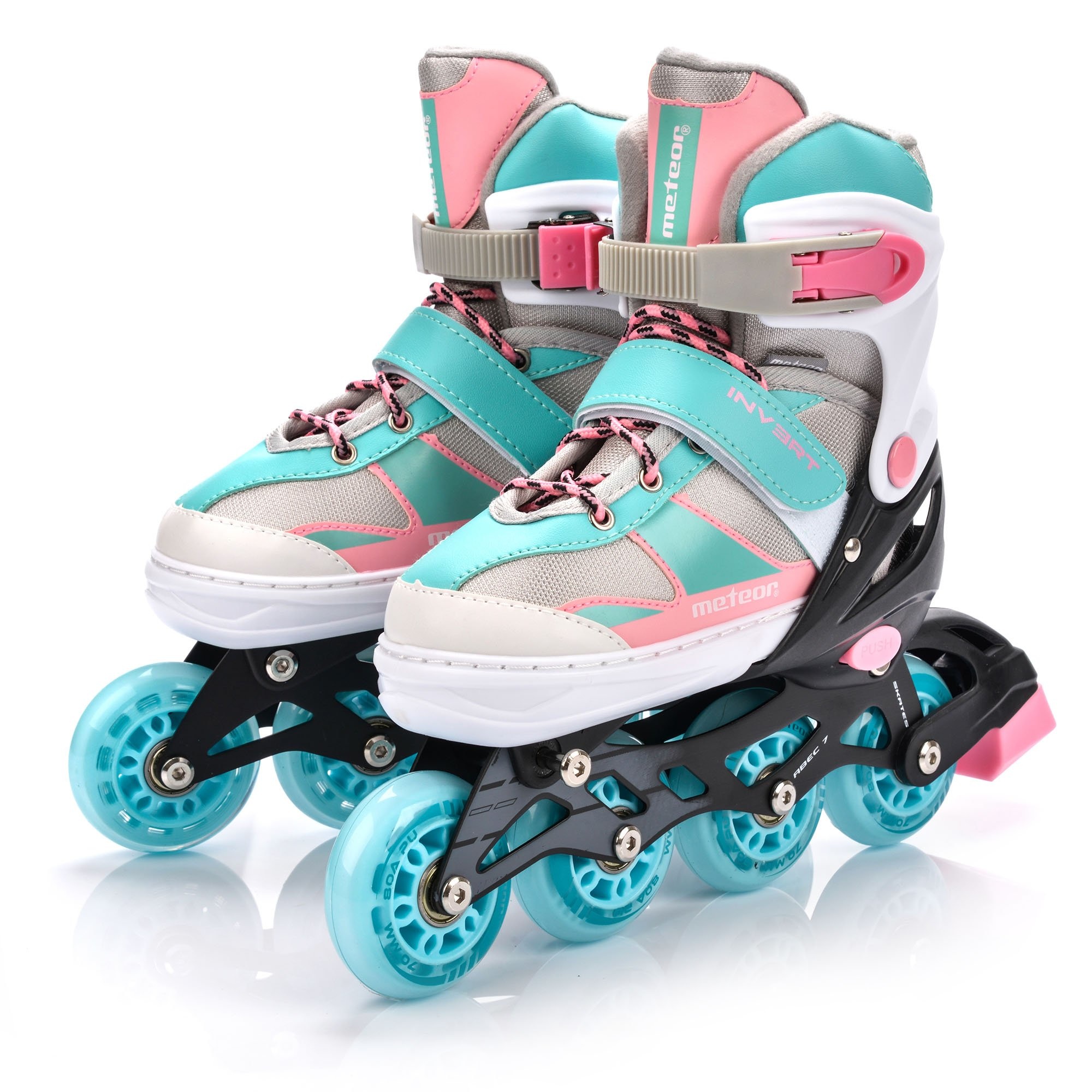 Schlittschuhe Roller Skates Inliner METEOR 2in1 KINDER Rollschuhe 