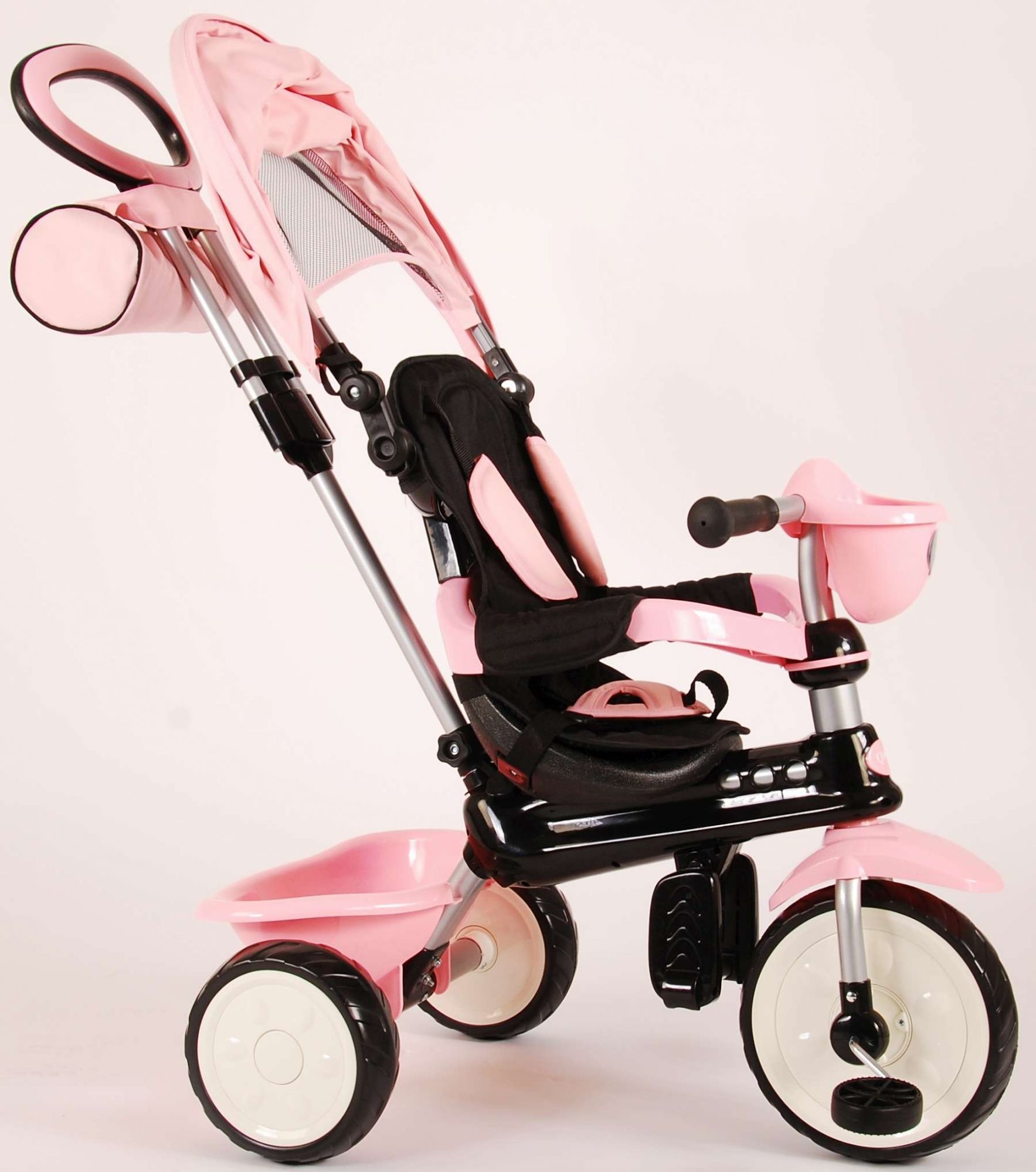 Q-PLAY Q-PLAY COMFORT DRIEWIELER 4 IN 1, ROZE
