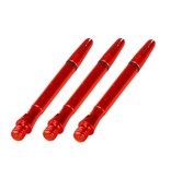ABBEY DARTS SHAFTS ALUMINIUM ROTERENDE TOP, ROOD