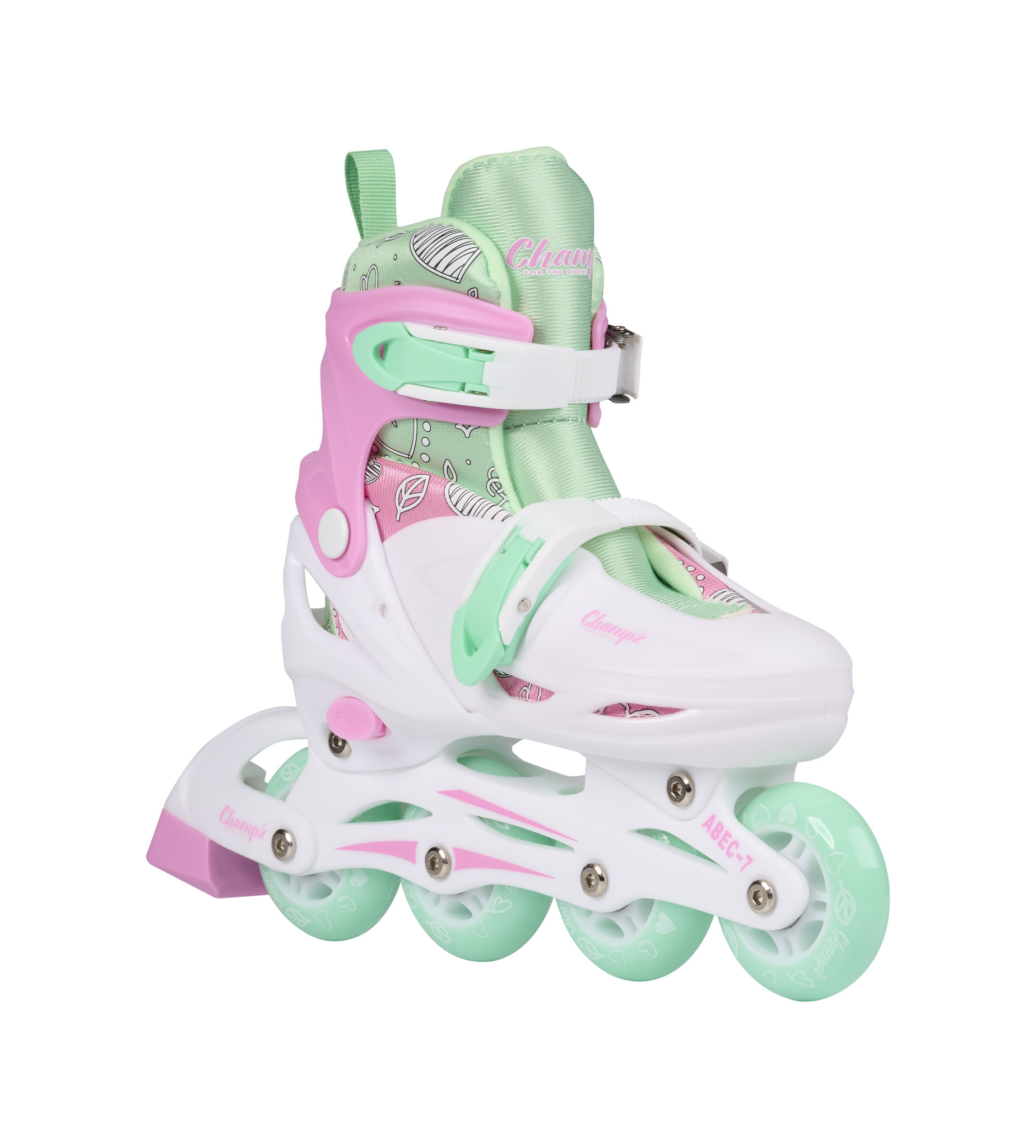 Elastisch volwassen Belonend CHAMPZ INLINE SKATES, PASTEL - Wheelz4Kids™