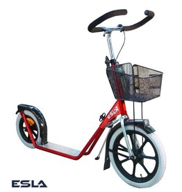 ESLA SCOOTER 4100 RED + SMALL BASKET