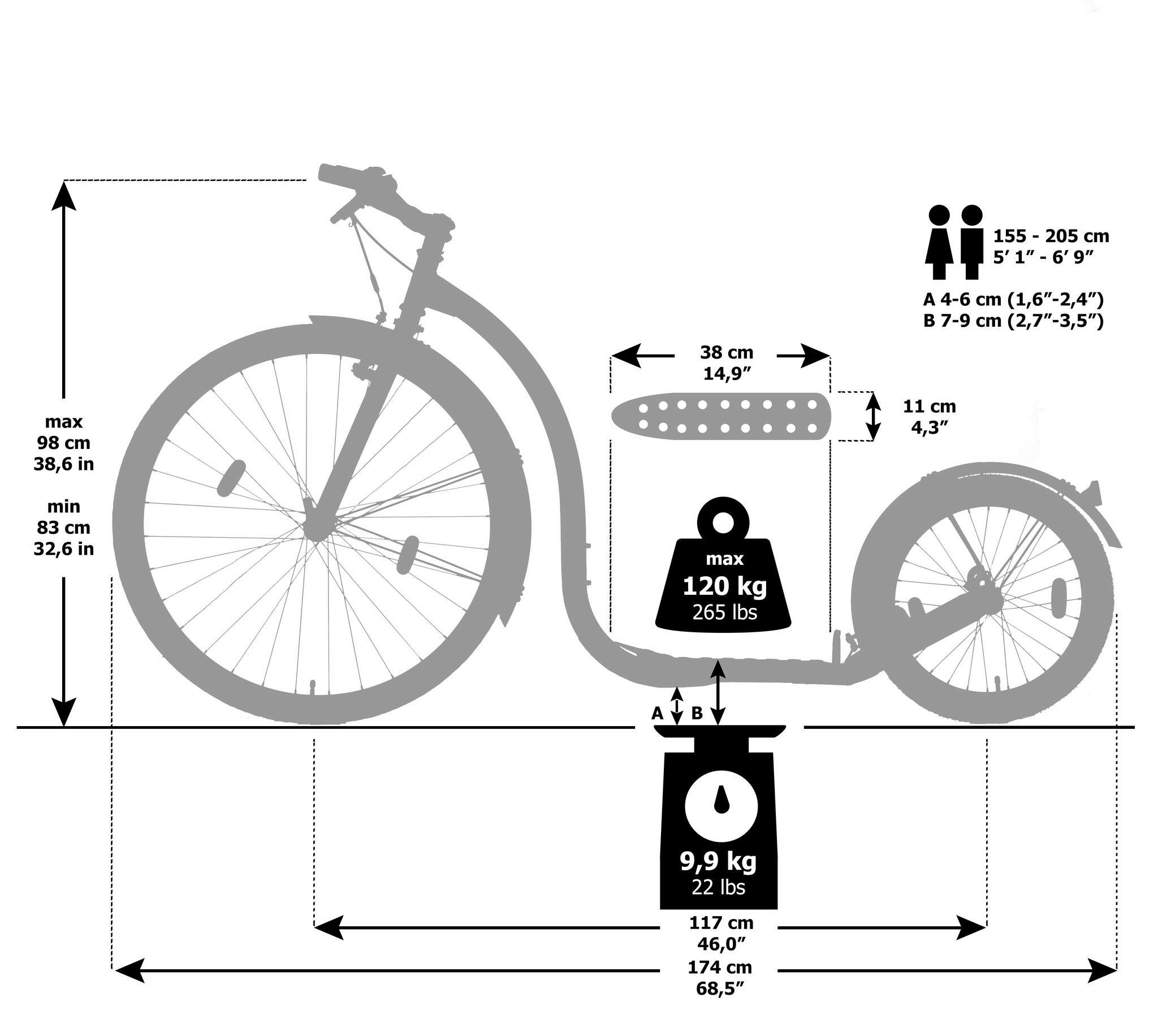 KICKBIKE SPORT G4 BLACK