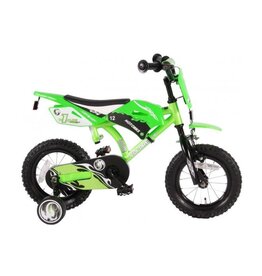 Volare Motobike Kinderfahrrad - Jungen - 12 Zoll - Grün - 95% zusammengebaut