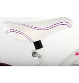 Volare Heart Cruiser Children's Bicycle - Girls - 12 inch - White/Purple