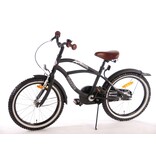 Volare Black Cruiser Kinderfiets - Jongens - 18 inch - Zwart - 95% afgemonteerd