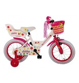 Volare Ashley Kinderfahrrad - Mädchen - 14 Zoll - Weiß - 95% zusammengebaut