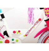 Volare Ashley Kinderfahrrad - Mädchen - 14 Zoll - Weiß - 95% zusammengebaut