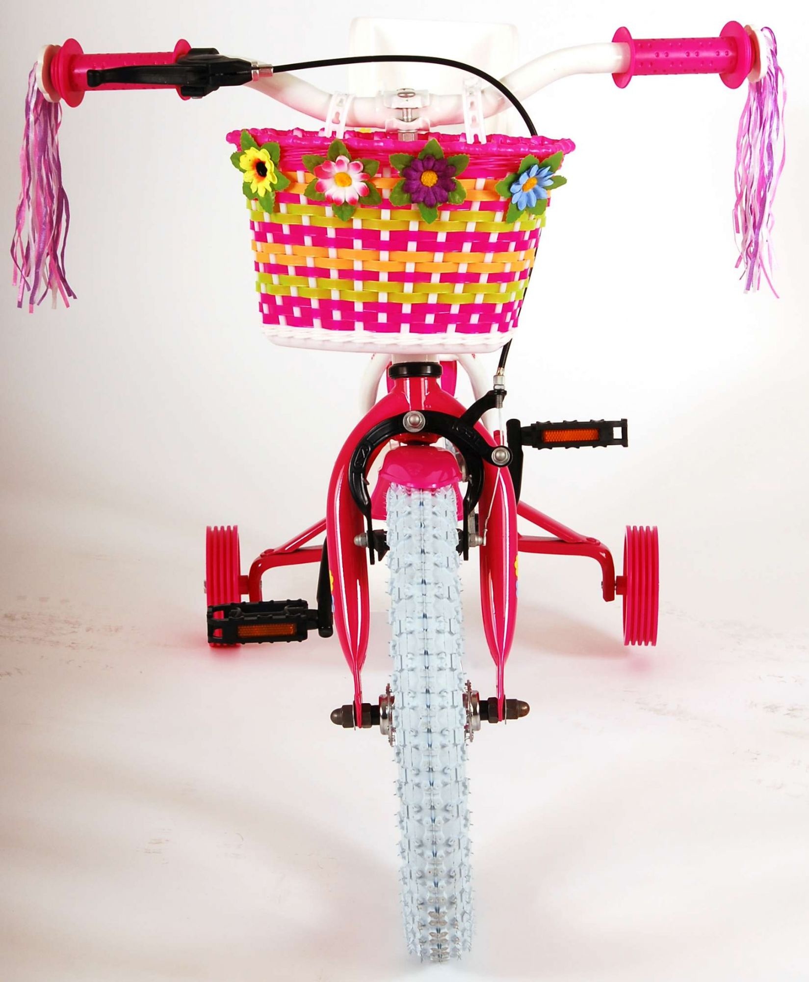 Volare Ashley Kinderfahrrad - Mädchen - 14 Zoll - Weiß - 95% zusammengebaut