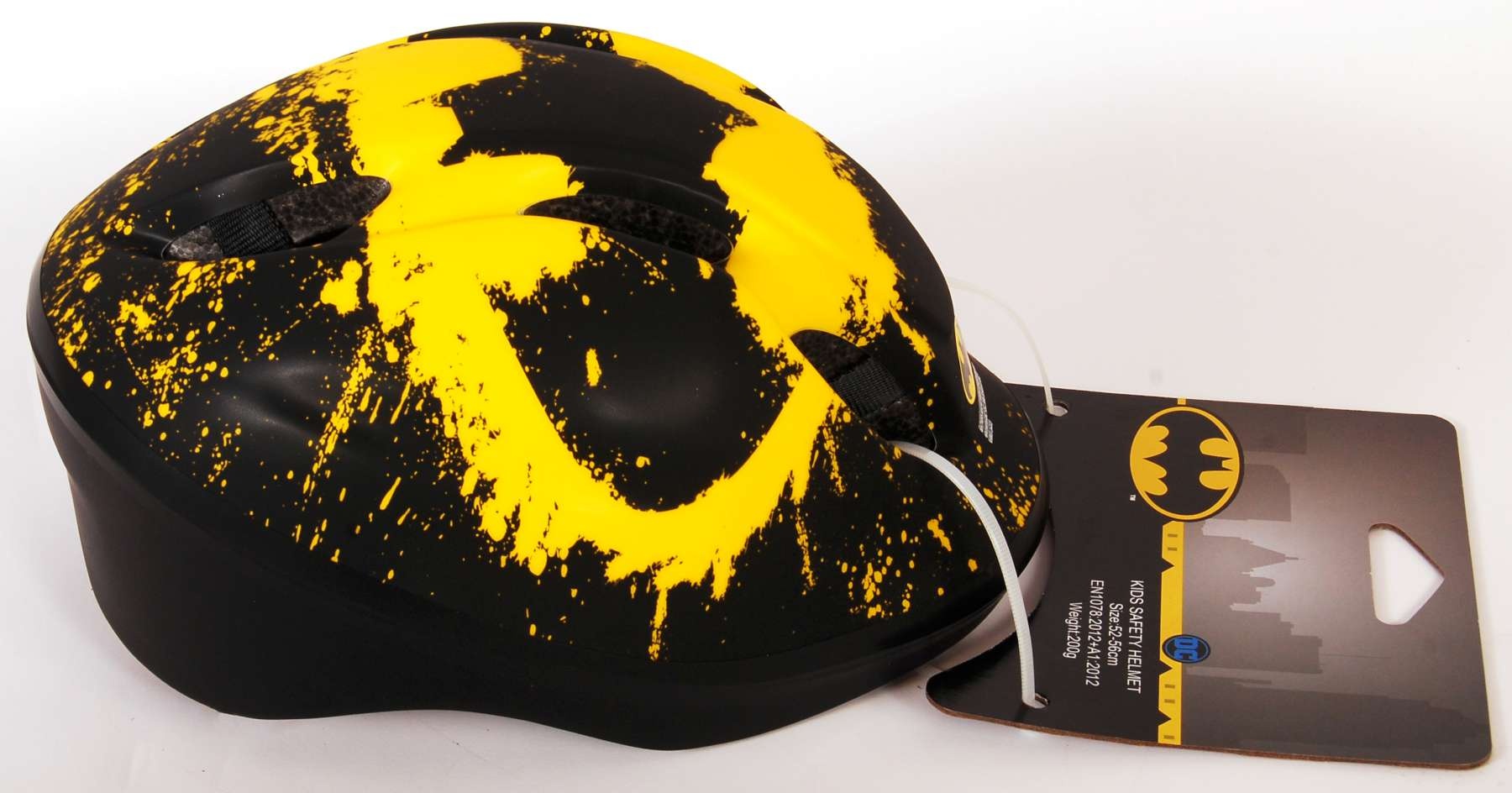 Batman Jongens Fietshelm - Zwart - 52-56 cm