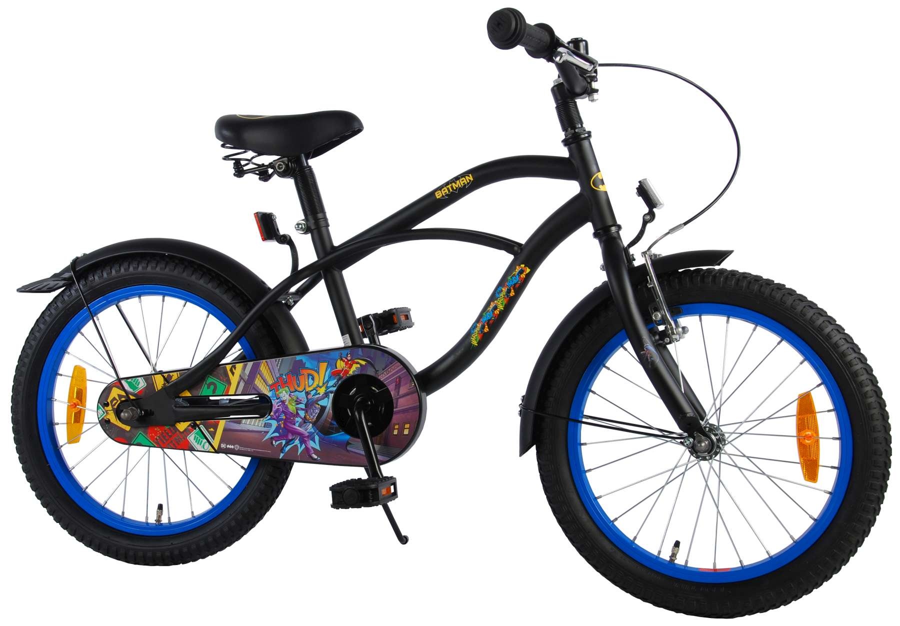 Batman Kinderfahrrad - Jungen - 18 Zoll - Schwarz