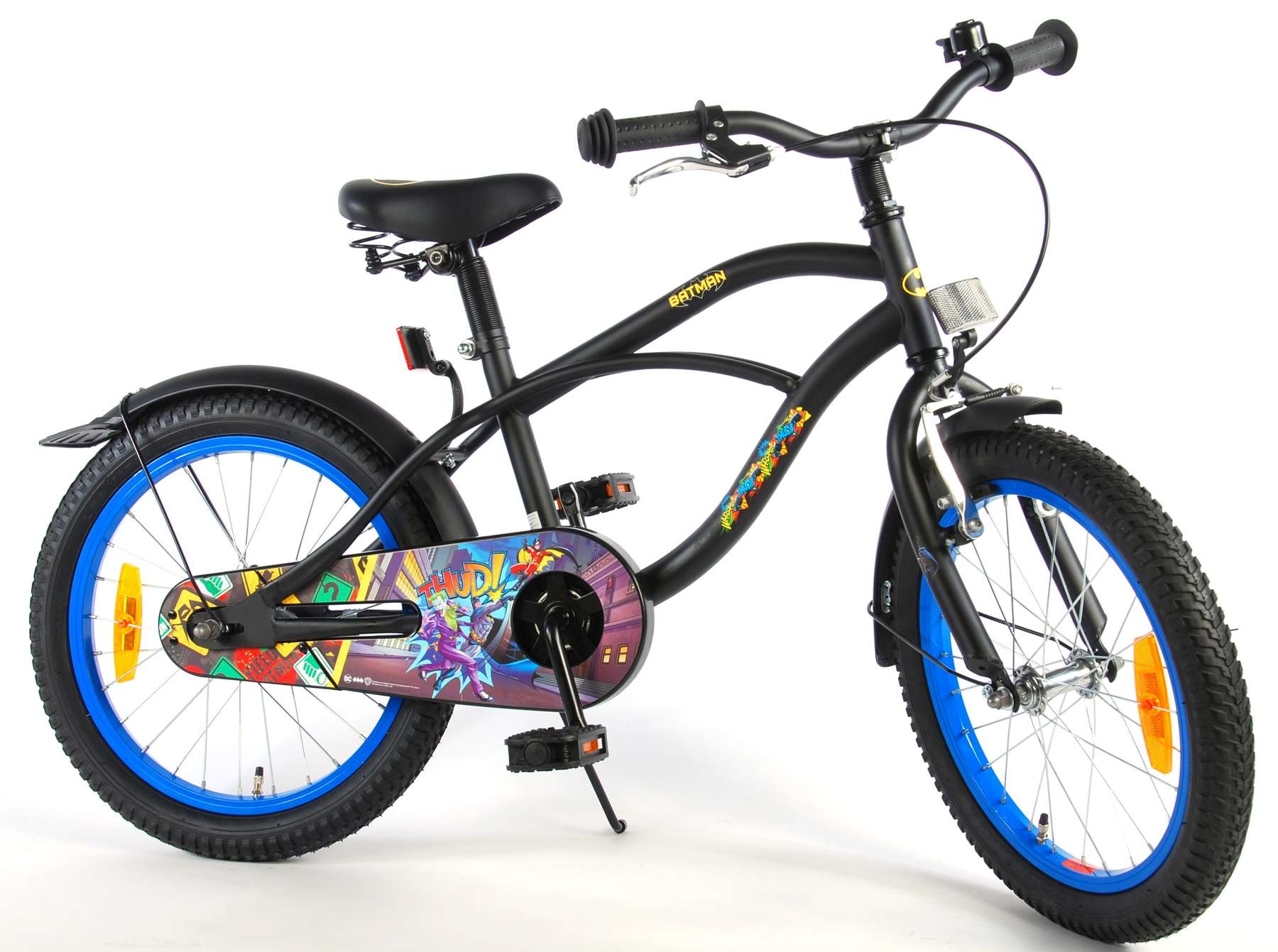Batman Kinderfahrrad - Jungen - 18 Zoll - Schwarz