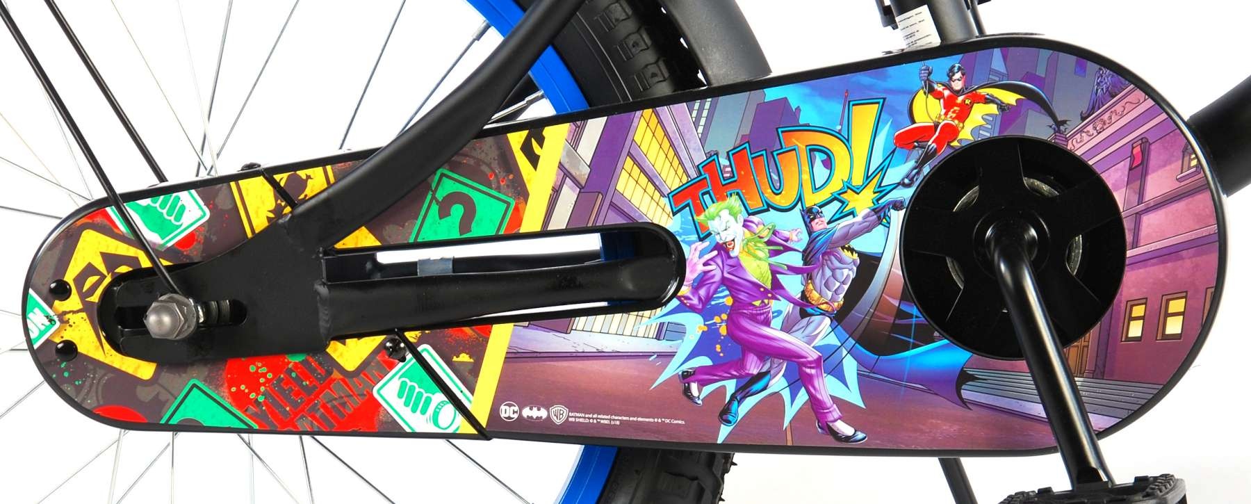 Batman Kinderfahrrad - Jungen - 18 Zoll - Schwarz