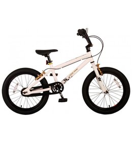 Volare Cool Rider Kinderfahrrad - Jungen - 18 Zoll - Weiß - 95% zusammengebaut - Prime Collection