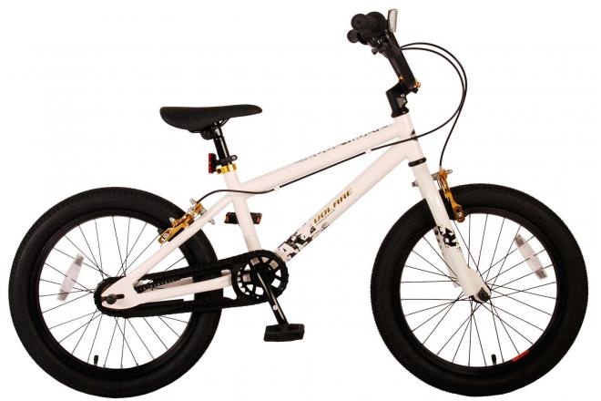 Volare Cool Rider Kinderfahrrad - Jungen - 18 Zoll - Weiß - 95% zusammengebaut - Prime Collection