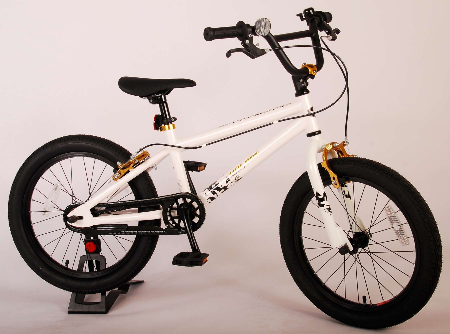 Volare Cool Rider Kinderfahrrad - Jungen - 18 Zoll - Weiß - 95% zusammengebaut - Prime Collection