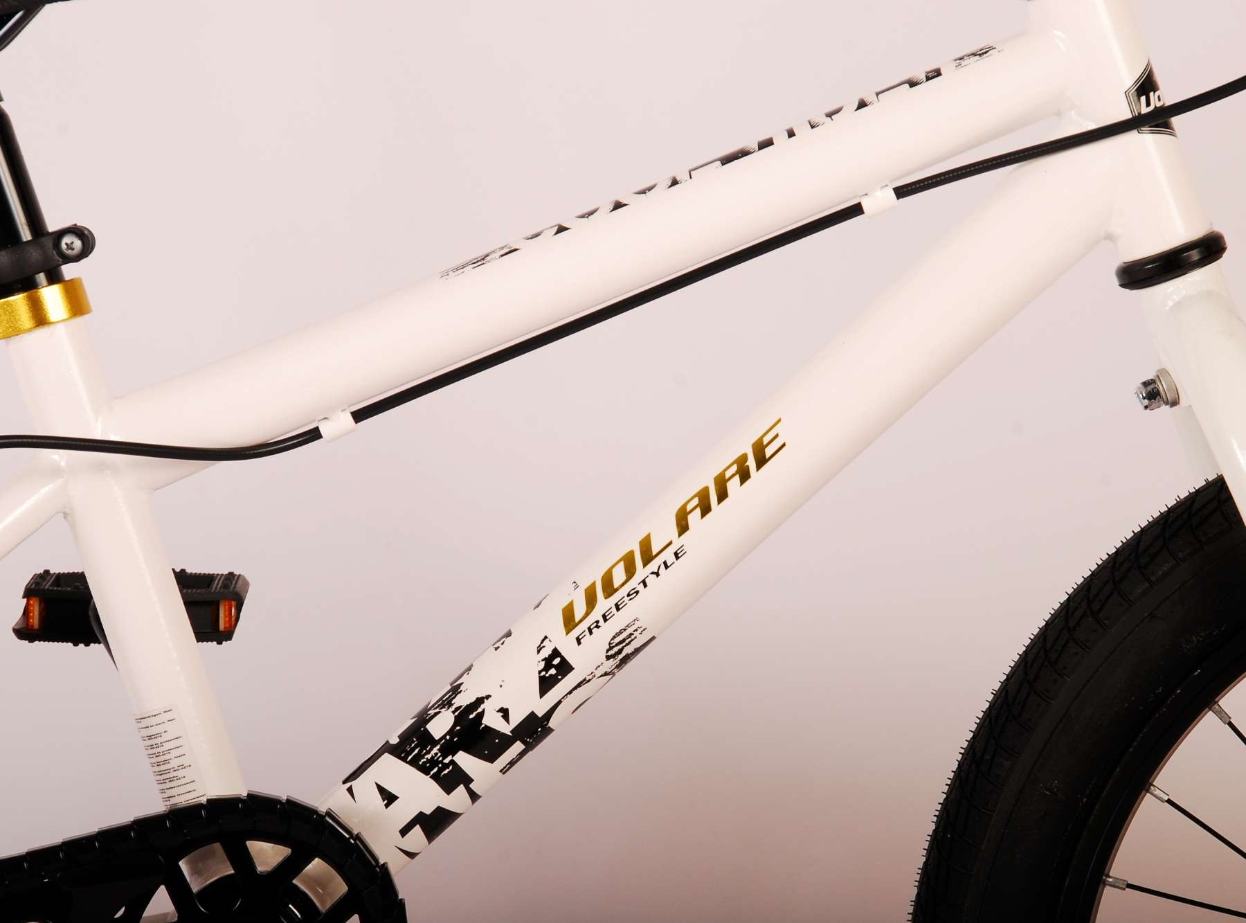 Volare Cool Rider Kinderfahrrad - Jungen - 18 Zoll - Weiß - 95% zusammengebaut - Prime Collection