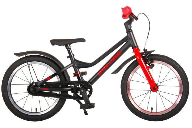 Volare Blaster Children Bicycle - Boys - 16 inch  - Black/Red - Prime Collection