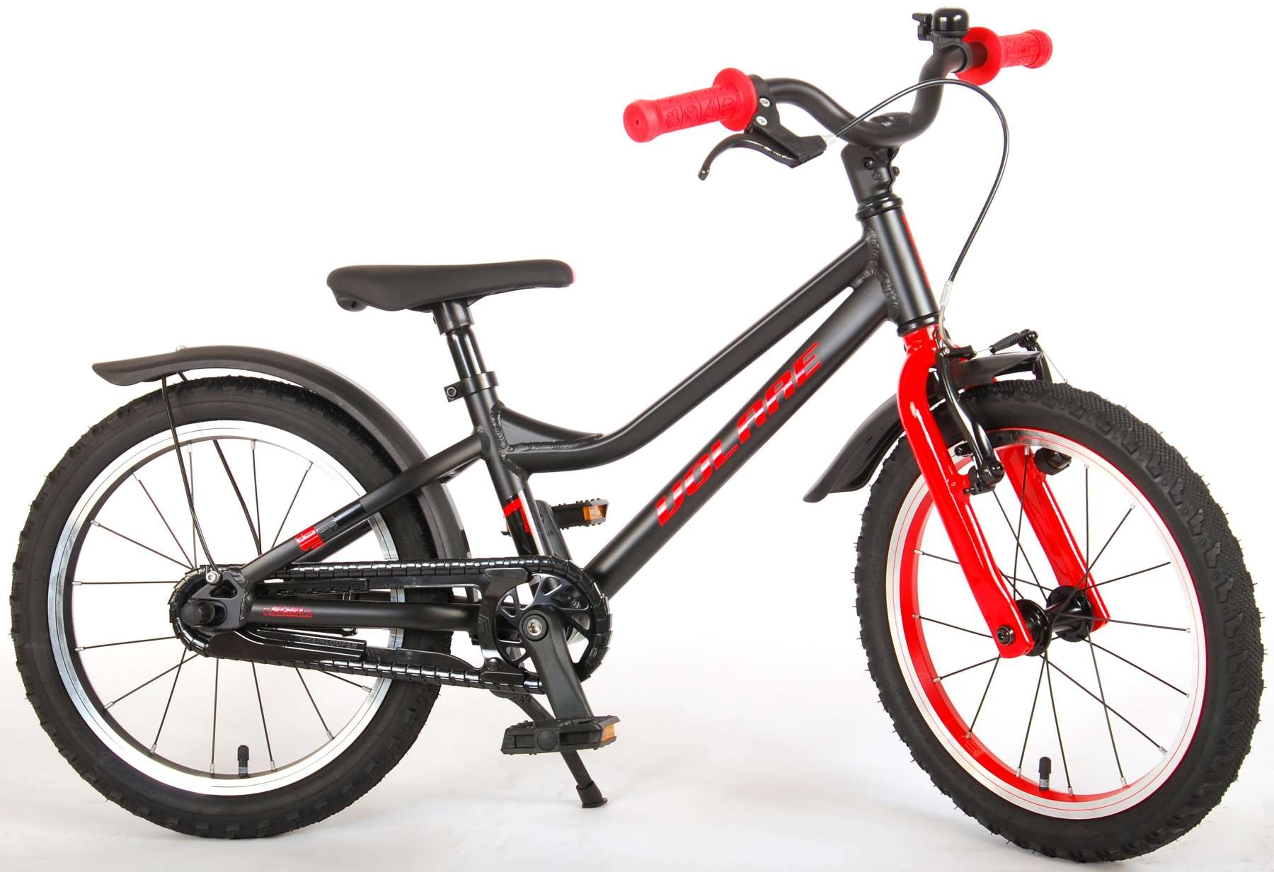 Volare Blaster Children Bicycle - Boys - 16 inch  - Black/Red - Prime Collection