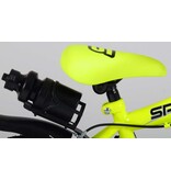 Volare Sportivo Children's Bicycle - Boys - 12 inch - Neon Yellow Black - Two handbrakes - 95% assembled