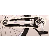Volare Glamour Kinderfiets - Meisjes - 18 inch - Wit/Mint Groen - Prime Collection