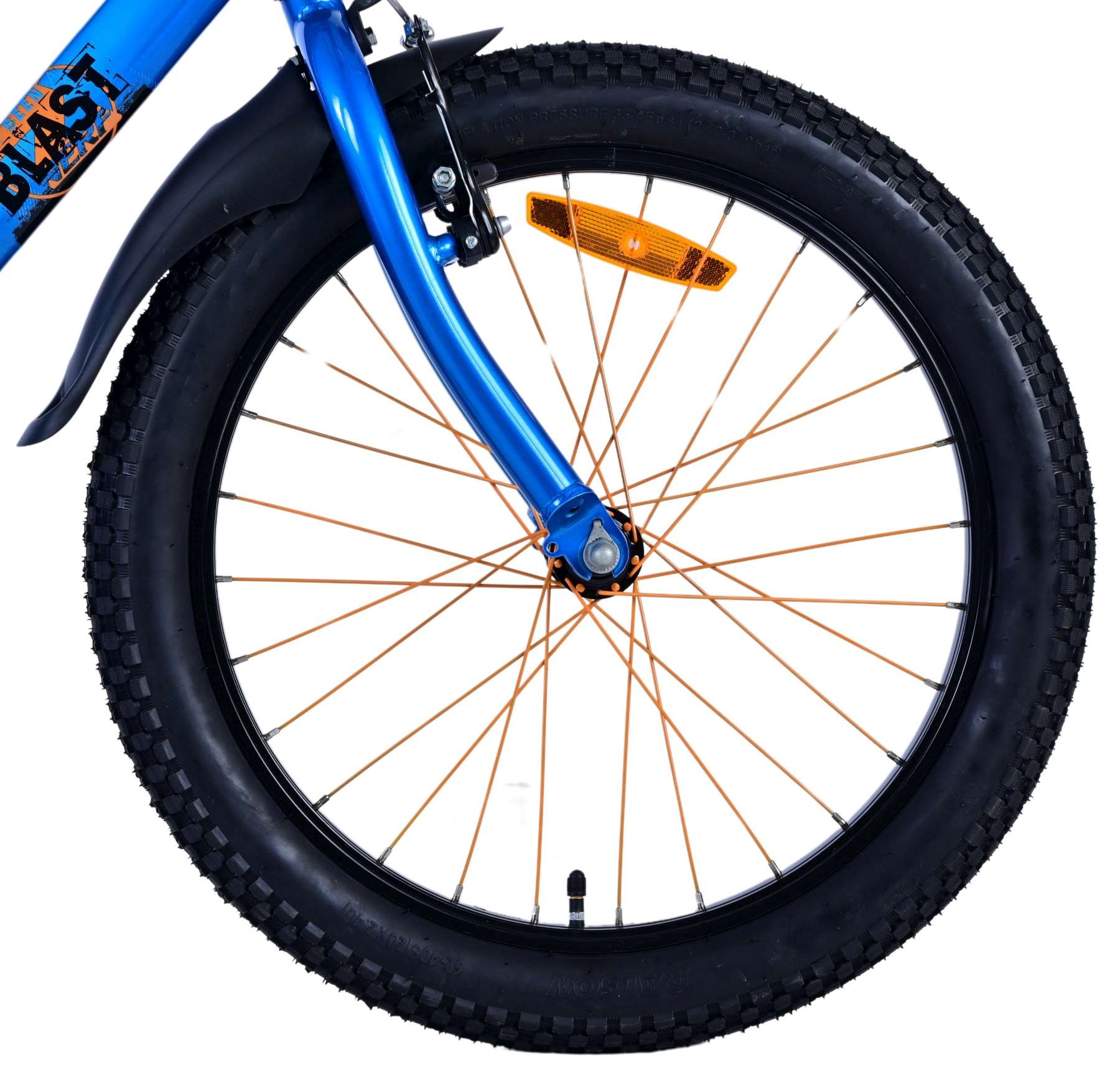 NERF Kinderfiets - Jongens - 20 inch - Satijn Blauw