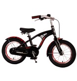 Volare Miracle Cruiser Kinderfahrrad - Jungen - 14 Zoll - Mattschwarz - Prime Collection