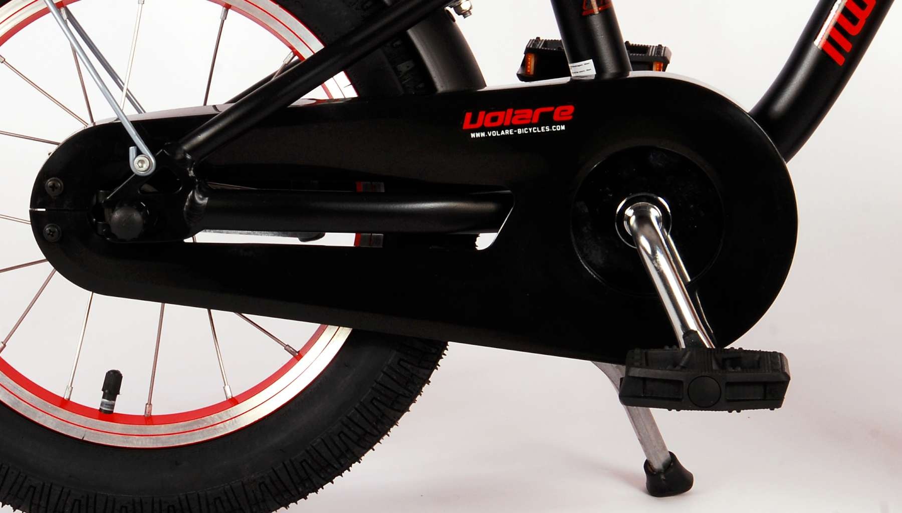 Volare Miracle Cruiser Kinderfahrrad - Jungen - 14 Zoll - Mattschwarz - Prime Collection
