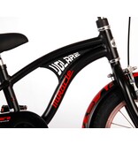 Volare Miracle Cruiser Kinderfahrrad - Jungen - 14 Zoll - Mattschwarz - Prime Collection