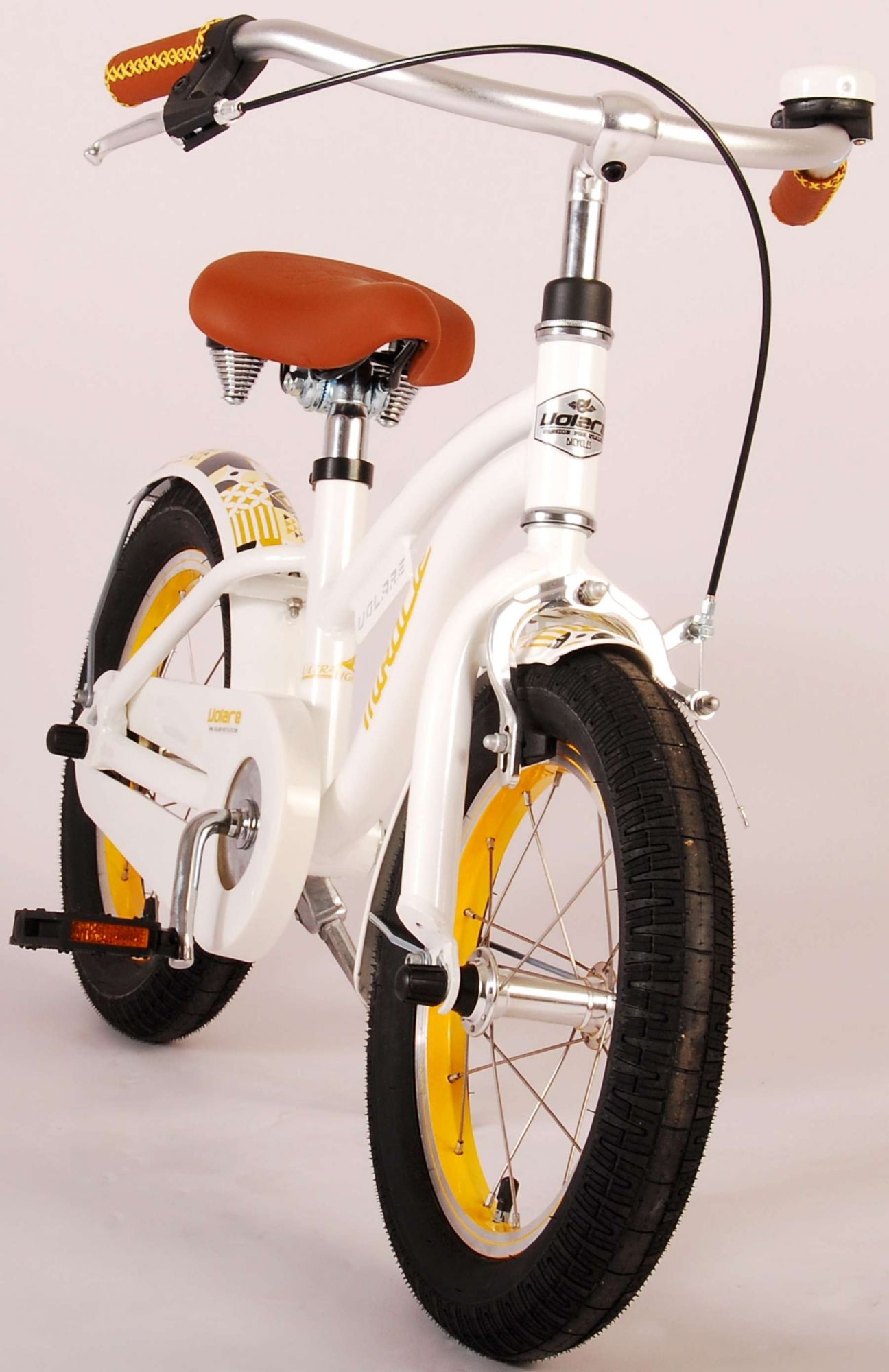 Volare Miracle Cruiser children's bike - Girls- 14 inch - White - Prime Collection