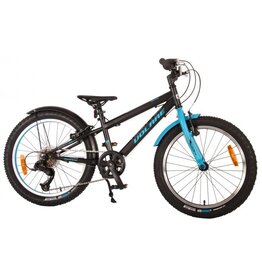 Volare Rocky children's bike - 20 inch - Black Blue - 85% completed - 6 speed - Prime Collection