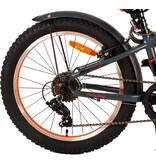 Volare Rocky children's bike - 20 inch - Grey-Orange - 6 speed - Prime Collection