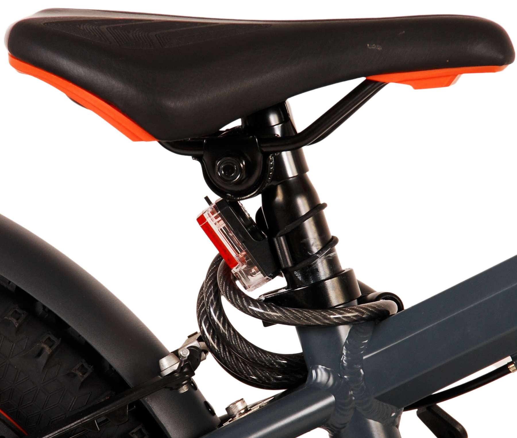 Volare Rocky children's bike - 20 inch - Grey-Orange - 6 speed - Prime Collection