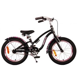 Volare Miracle Cruiser Children's bicycle - Girls - 16 inch - Matt Black - Prime Collection