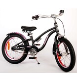Volare Miracle Cruiser Kinderfiets - Meisjes- 16 inch - Mat Zwart - Prime Collection
