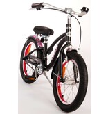 Volare Miracle Cruiser Kinderfiets - Meisjes- 16 inch - Mat Zwart - Prime Collection