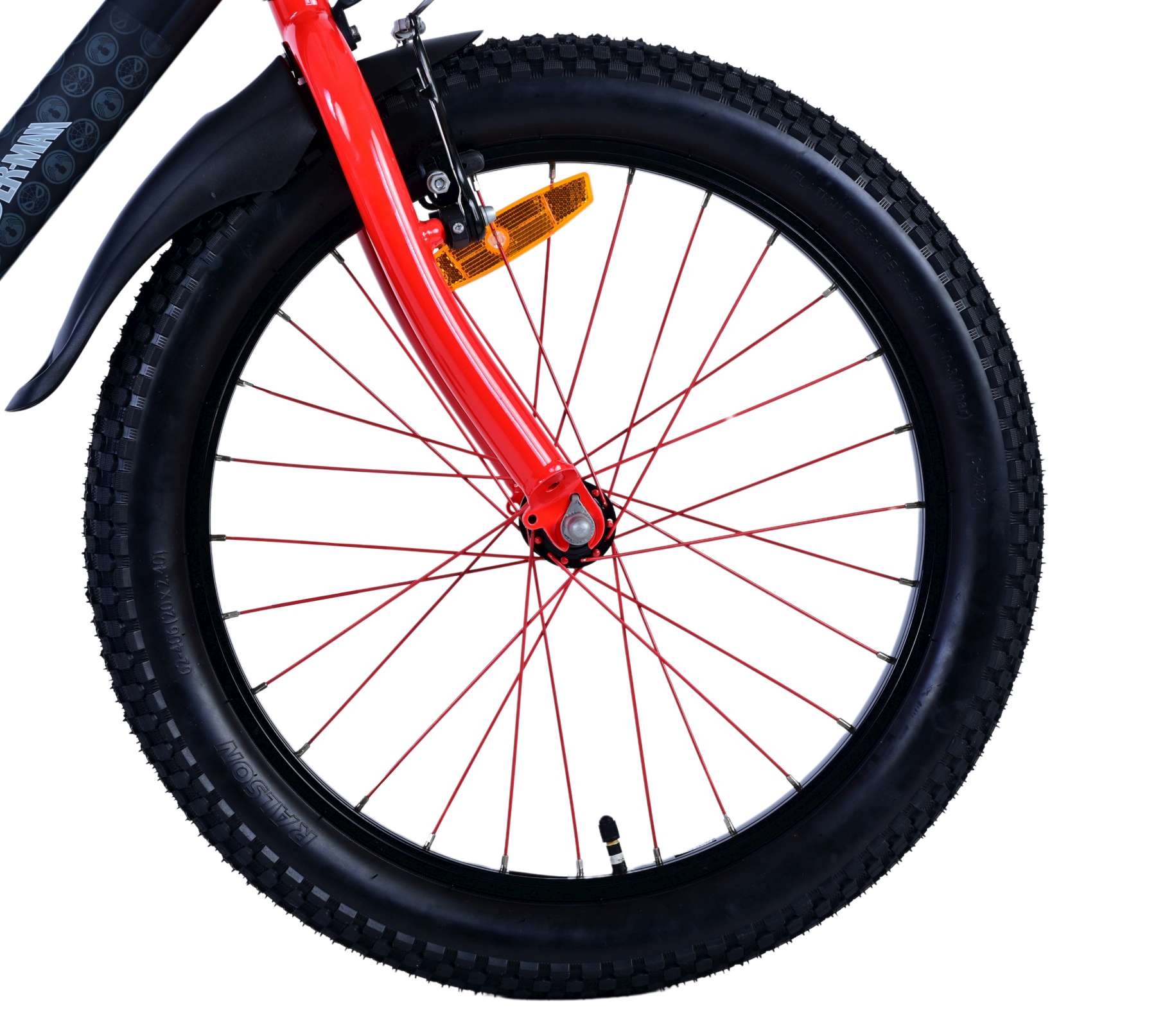 Spider-Man - Children's bicycle - Boys - 20 inch - Matt Black