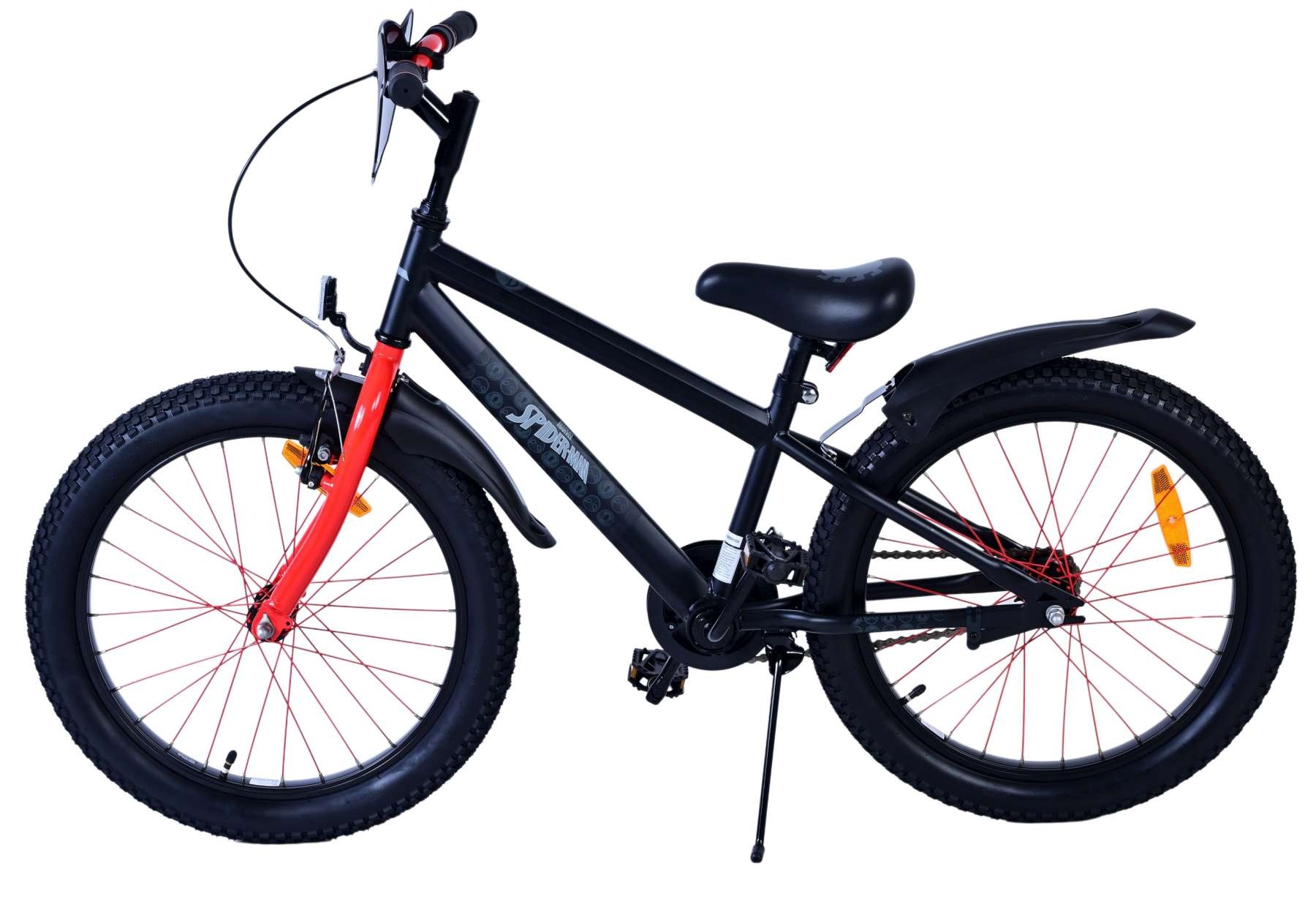 Spider-Man - Children's bicycle - Boys - 20 inch - Matt Black