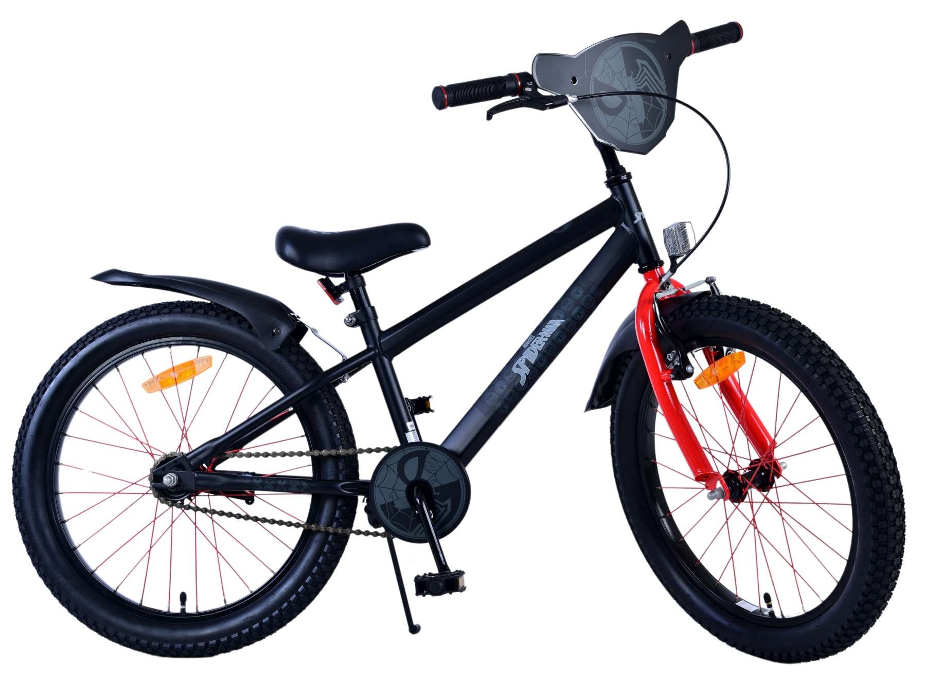 Spider-Man - Children's bicycle - Boys - 20 inch - Matt Black