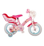 Disney Princess Kinderfahrrad - Mädchen - 12 Zoll - Rosa - Zwei Handbremsen