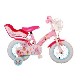 Disney Princess Kinderfahrrad - Mädchen - 12 Zoll - Rosa - Zwei Handbremsen