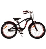 Volare Miracle Cruiser Kinderfahrrad - Jungen - 18 Zoll - Mattschwarz - Prime Collection