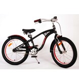 Volare Miracle Cruiser Kinderfahrrad - Jungen - 18 Zoll - Mattschwarz - Prime Collection