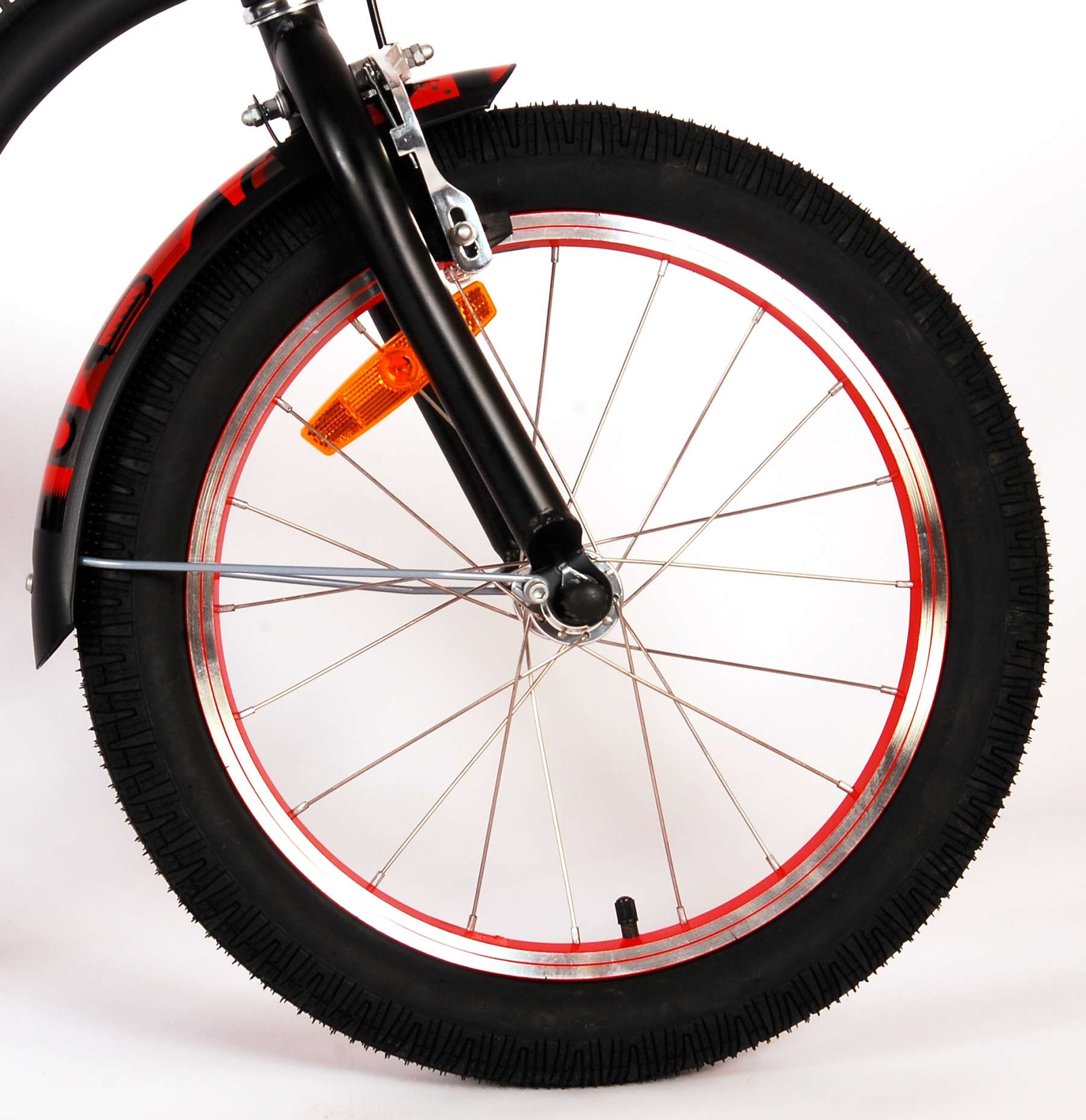 Volare Miracle Cruiser Kinderfahrrad - Jungen - 18 Zoll - Mattschwarz - Prime Collection