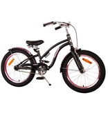 Volare Miracle Cruiser Kinderfahrrad - Mädchen - 18 Zoll - Mattschwarz - Prime Collection