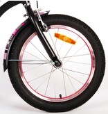 Volare Miracle Cruiser Kinderfahrrad - Mädchen - 18 Zoll - Mattschwarz - Prime Collection