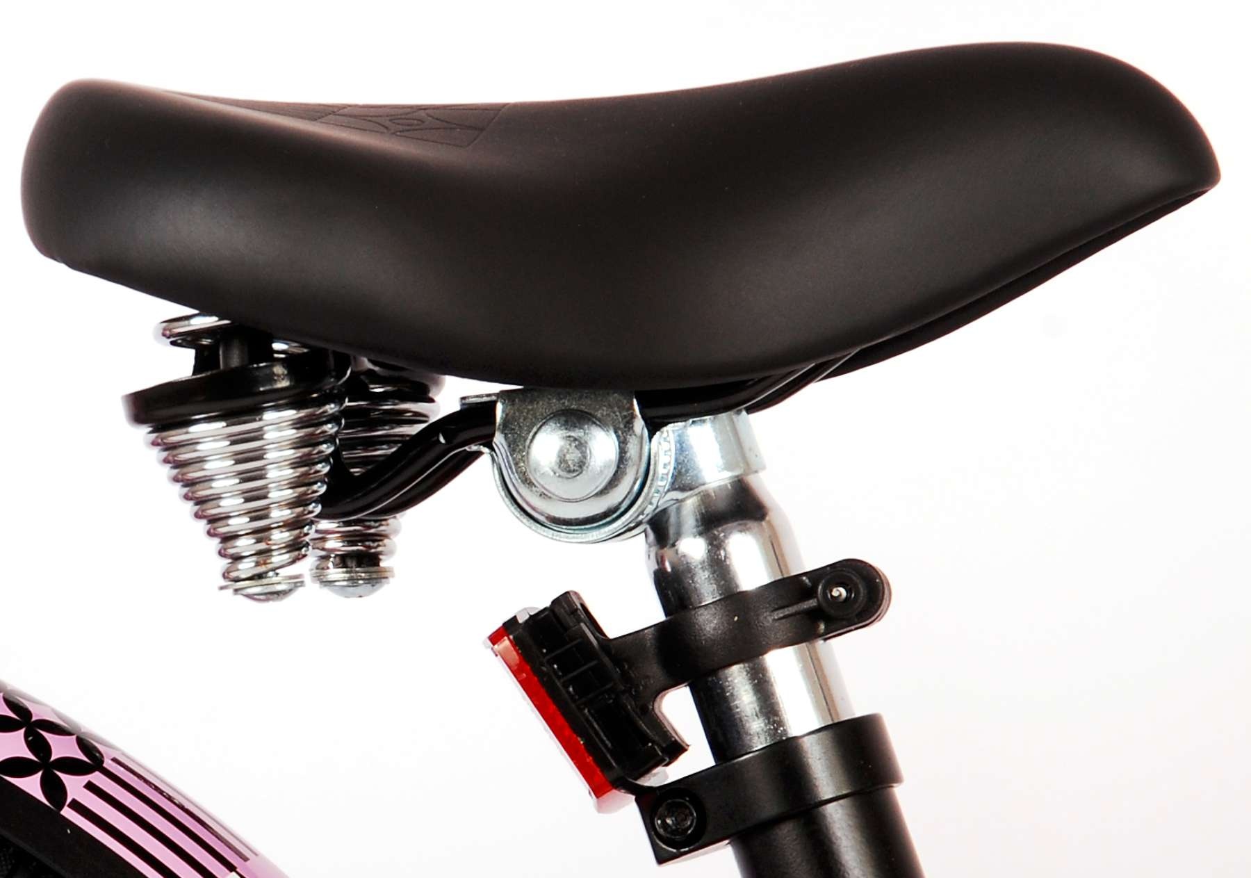 Volare Miracle Cruiser Kinderfahrrad - Mädchen - 18 Zoll - Mattschwarz - Prime Collection