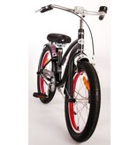 Volare Miracle Cruiser Kinderfahrrad - Mädchen - 18 Zoll - Mattschwarz - Prime Collection